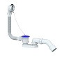 Сифон для ванны Unicorn S11, 40х50 отвод 45гр., 1 1/2'' х40 чаша из нержавеющей стали, круглый перелив купить в Воронеже | "Проконсим"