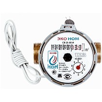 Счетчики горячей воды СВ DN 15 PN 16 до 90гр. без МК импульсный выход муфтовые ЭКО НОМ купить в Воронеже | "Проконсим"