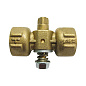 Кран латунный шаровой 11Б18бк(у)2 DN 15 PN 16 под манометр G1/2''хG1/2'' без контрольного фланца муфта-муфта без рычага Пензапромарматура купить в Воронеже | "Проконсим"