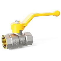 Краны латунные шаровые газовые DN 15-50 PN 25-40 никелированные рычаг муфта-муфта LD Pride GAS купить в Воронеже | "Проконсим"