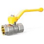 Краны латунные шаровые газовые DN 15-50 PN 25-40 никелированные рычаг муфта-муфта LD Pride GAS купить в Воронеже | "Проконсим"
