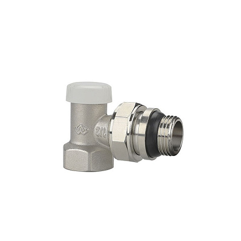 Клапан радиаторный VARMEGA VM10211 DN15 PN10 угловой настроечный G-1/2'' с уплотнением муфта-штуцер купить в Воронеже | "Проконсим"