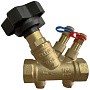 Клапаны балансировочные латунные DN 15-50 PN 16 наклонный с измерительными ниппелями и дренажом РИДАН MVT-R купить в Воронеже | "Проконсим"