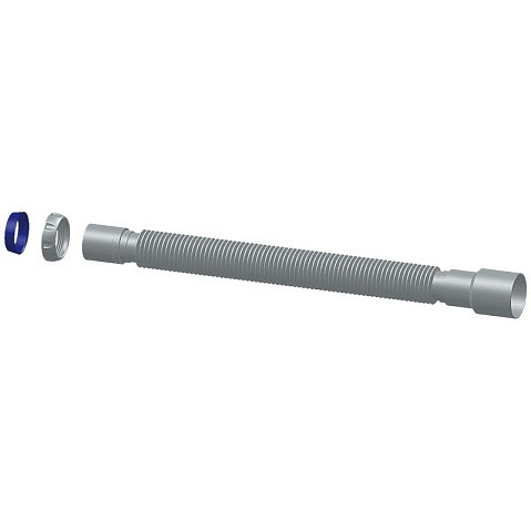 Труба гофрированная Unicorn D125, 40х50 гибкий отвод, 1 1/2'' х40 с уплотнительным кольцом, 1200мм купить в Воронеже | "Проконсим"