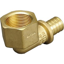  Угольник латунный под надвижную гильзу PEX-ВР 20-1/2'' ONE PLUS (930020212) со склада Проконсим в Воронеже