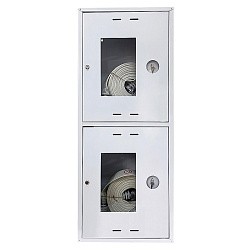  Шкаф пожарный  ШПК-320 НОБ навесной открытый белый (540х1300х230) (930004023) со склада Проконсим в Воронеже