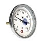 Термометр биметаллический D100 L100мм латунный 0+150/160гр.осевой купить в Воронеже | "Проконсим"