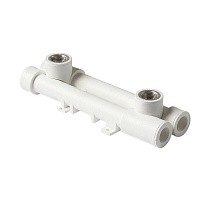 Комплект универсальный настенный ПП 20-1/2'' PN 25 с внутренней резьбой белый Pro Aqua PA60008 купить в Воронеже | "Проконсим"