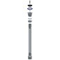 Сифон гофрированный Unicorn D230, 40х50 гибкий отвод, 1 1/2'' х40 чашка из нержавеющей стали, 1200мм купить в Воронеже | "Проконсим"