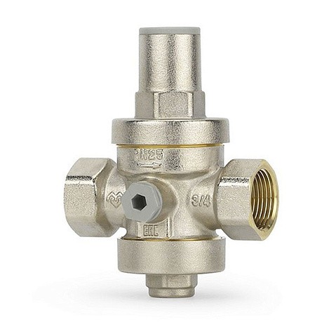 Регулятор давления VARMEGA VM127 DN 20 PN25 поршневой под манометр 4,57kv G-1/4'' никелированный купить в Воронеже | "Проконсим"
