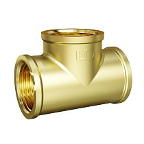 Тройники латунные DN 15-50 PN 40 муфта-муфта-муфта LD Pride купить в Воронеже | "Проконсим"