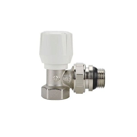 Клапан радиаторный VARMEGA VM10011 DN15 PN10 угловой G-1/2'' с уплотнением муфта-штуцер купить в Воронеже | "Проконсим"