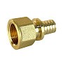 Муфта латунная для PEX труб 16-1/2'' PN 16 S-2,2мм переходная под надвижную гильзу Valfex VF.401.AF купить в Воронеже | "Проконсим"