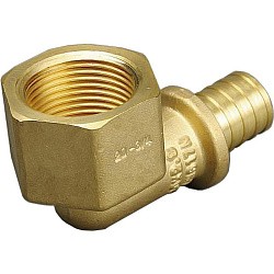  Угольник латунный под надвижную гильзу PEX-ВР 25-3/4'' ONE PLUS (930020214) со склада Проконсим в Воронеже