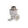 Угольник установочный ПП 20-1/2'' с наружной резьбой белый Политэк купить в Воронеже | "Проконсим"