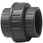 Муфта разборная НПВХ DN 20-1/2" PN 16 клеевая с внутренней резьбой черная Aquaviva BOG20120 купить в Воронеже | "Проконсим"