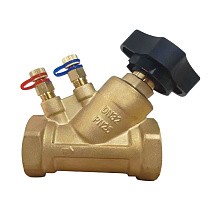 Клапаны балансировочные DN 15-50 PN 25 латунные наклонные с измерительными ниппелями GALA Тип. 1206 купить в Воронеже | "Проконсим"