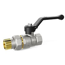Краны латунные шаровые DN 15-32 PN 40 никелированные рычаг американка LD Pride 47.307 купить в Воронеже | "Проконсим"