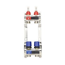 Коллекторные группы из латуни DN 25 PN 6 с расходомерами, без дренажного крана и воздухоотводчика VARMEGA купить в Воронеже | "Проконсим"