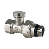 Клапан для радиаторов VALFEX VF.020.NN, PN-10, прямой с дополнительным уплотнением, настроечный купить в Воронеже | "Проконсим"