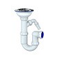 Сифон для мойки Unicorn Y432V, 3 1/2'' х40 без отвода, чаша из нержавеющей стали с отводом для стиральной машины купить в Воронеже | "Проконсим"