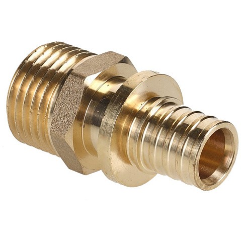 Муфта соединительная для PEX труб 20-3/4'' PN 10 с наружной резьбой под надвижную гильзу Hipex типS HFWS00046 купить в Воронеже | "Проконсим"