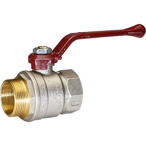 Краны латунные шаровые DN 15-50 PN 25-40 никелированные рычаг муфта-штуцер Temper 88 ГОСТ Р 59553 купить в Воронеже | "Проконсим" Краны латунные шаровые DN 15-50 PN 25-40 никелированные рычаг муфта-штуцер Temper 88 ГОСТ Р 59553 купить в Воронеже | "Проконсим"
