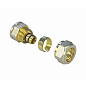 Муфта латунная для PEX труб 32-3/4'' PN 10 обжимная никелированная Valfex VF.302.N  купить в Воронеже | "Проконсим"