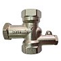 Клапан латунный MVI BL.110.04, DN 15 PN 10, балансировочный, Kvs 1,34 м3/ч с термодачиком под М10 никелированный, муфта-муфта купить в Воронеже | "Проконсим"