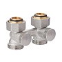 Узел нижнего подключения MVI TR.410.0505 DN 20 PN 10 прямой двухтрубный вентильного типа 20-3/4'' под евроконус, муфта купить в Воронеже | "Проконсим"